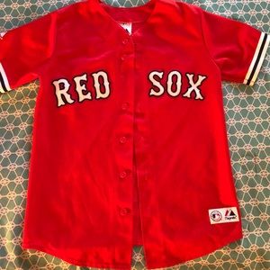 Authentic Red Sox blank team jersey
